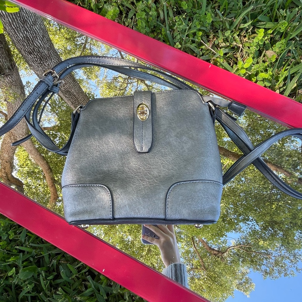 Silver Crossbody Purse